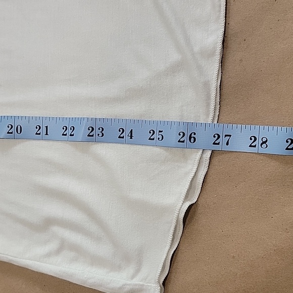 Sweet Claire, Size L, NEW with Tags White Tank Top "Pinch Me" - Picture 11 of 11